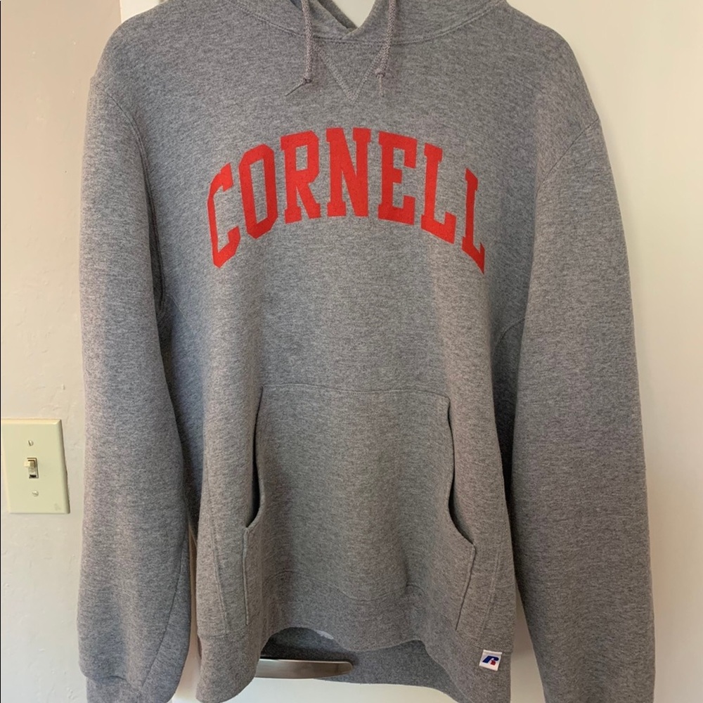 Russell Athletic Cornell University Ivy League arched logo hoodie